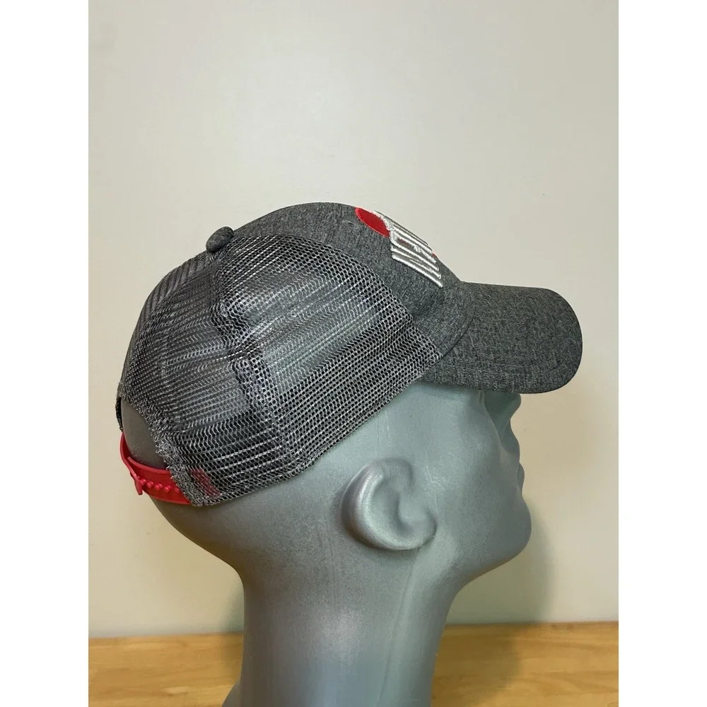 Women's Washington‎ Nationals New Era Graphite Snapped Love 9TWENTY Adjustable